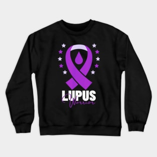 Lupus warrior ribbon Crewneck Sweatshirt